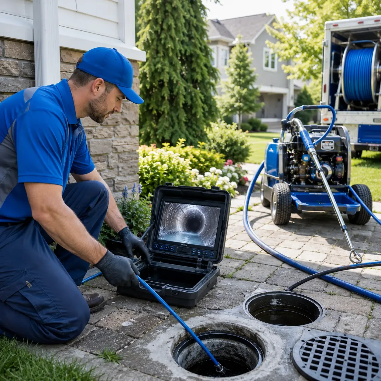 Outdoor drain cleaning professionals serving Richland, IN